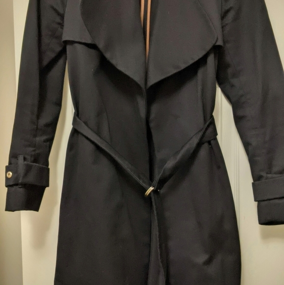 SANDRO Paris Malena cotton trenchcoat black - EU40 - Picture 3 of 9